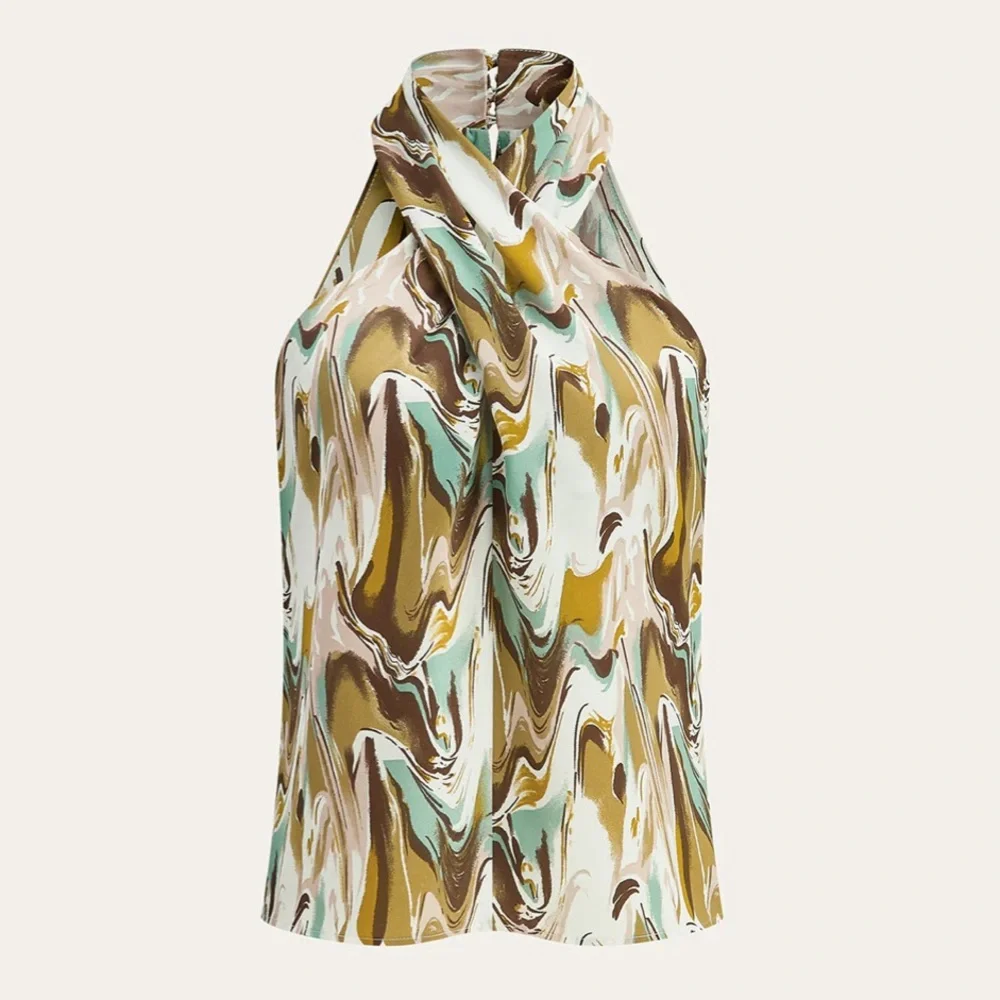 Abstract Patterned Two-Piece Set - Picture 4 of 10